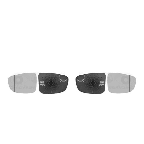 Spiegelglas außenspiegel set - spiegelglas,